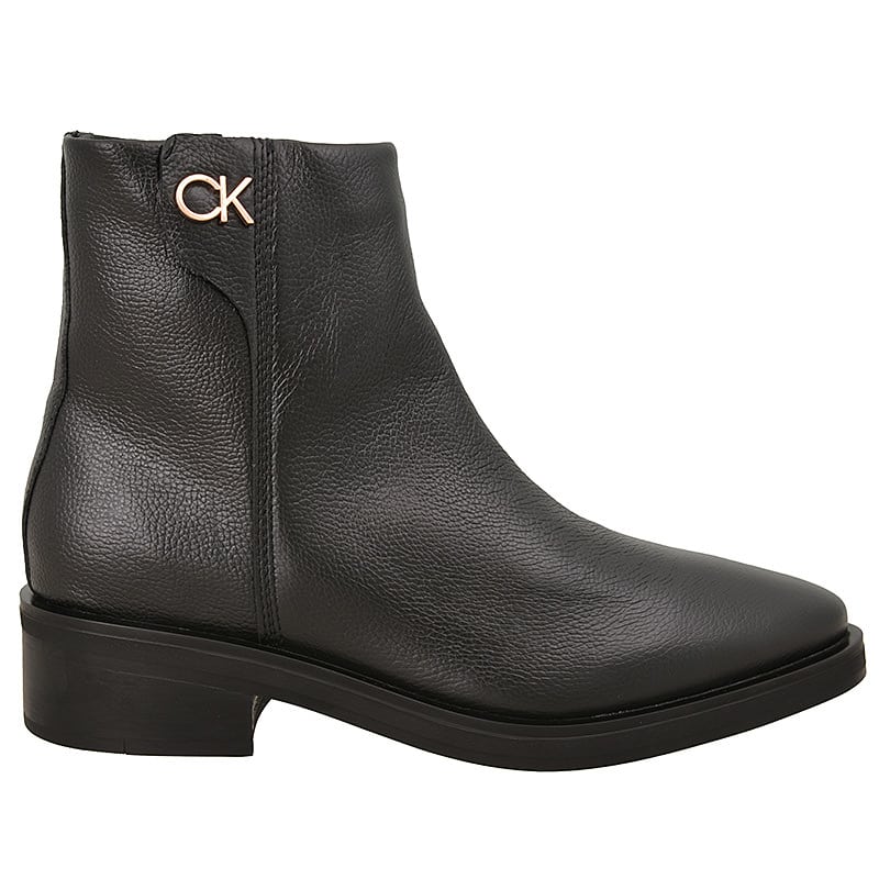 Γυναικεία Μποτάκια Δερμάτινα Calvin Klein HW0HW01749
