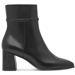 Tamaris Damen Stiefelette – Mit Touch-IT & ANTIshokk, Blockabsatz 6,5 Cm, Reißverschluss
