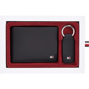 Ανδρικά Πορτοφόλια Σετ Δώρου Με Μπρελόκ Tommy Hilfiger AM0AM07931 Ανδρικά Πορτοφόλια Σετ Δώρου Με Μπρελόκ Tommy Hilfiger AM0AM07931