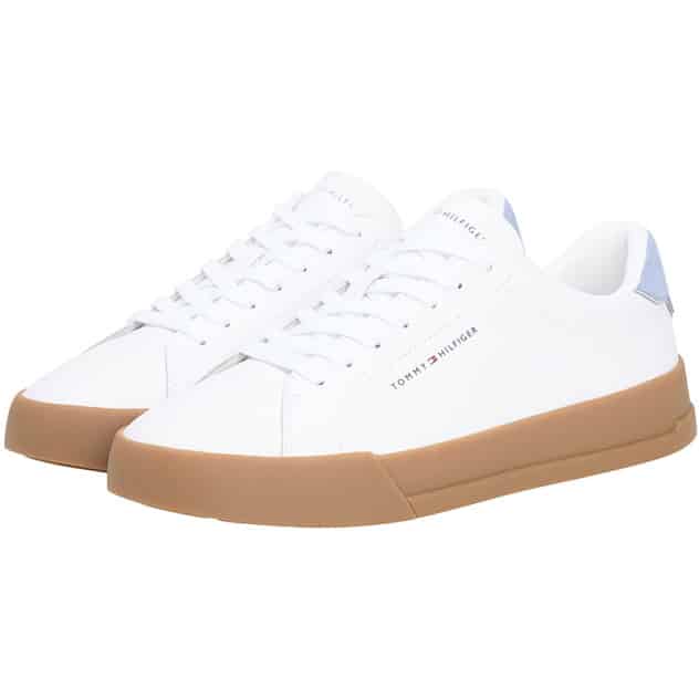 Λευκά Ανδρικά Sneakers Tommy Hilfiger FM0FM05367-05O Λευκά Ανδρικά Sneakers Tommy Hilfiger FM0FM05367-05O