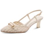 Ψάθινες Slingback Γόβες Tamaris 1-29634-44