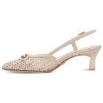 Ψάθινες Slingback Γόβες Tamaris 1-29634-44