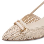 Ψάθινες Slingback Γόβες Tamaris 1-29634-44