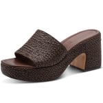 Ψάθινα Mules Με Τακούνι Tamaris 1-27232-46